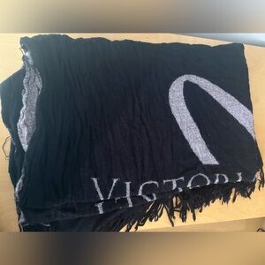 Black and Light Pink Victoria’s Secret Blanket